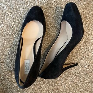 Mara Mara suede and Italian leather pumps